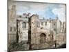 Ruins of a Fire-Damaged Building in Bear Yard, Westminster, London, 1809-Daniel Thorn-Mounted Giclee Print