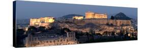 Ruins of a Temple, Athens, Attica, Greece-null-Stretched Canvas