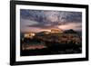 Ruins of a temple, Athens, Attica, Greece-Pete Saloutos-Framed Photographic Print