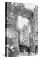 Ruins of a Temple in Baalbek Lebanon Photograph - Baalbek, Lebanon-Lantern Press-Stretched Canvas