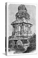 Ruins of a Temple in Hampi, India, 1895-Bertrand-Stretched Canvas