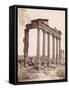 Ruins of a Temple in Palmyra-null-Framed Stretched Canvas