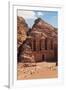 Ruins of Ad Deir Monastery at Ancient Nabatean City of Petra, Wadi Musa, Ma'an Governorate, Jordan-null-Framed Photographic Print