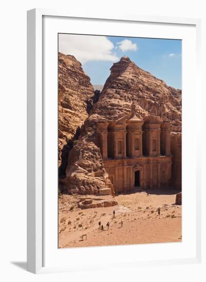 Ruins of Ad Deir Monastery at Ancient Nabatean City of Petra, Wadi Musa, Ma'an Governorate, Jordan-null-Framed Photographic Print