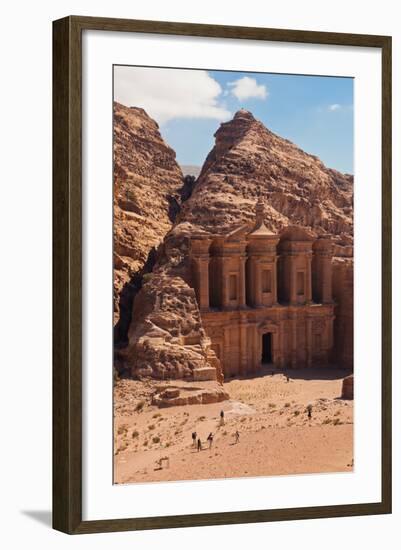 Ruins of Ad Deir Monastery at Ancient Nabatean City of Petra, Wadi Musa, Ma'an Governorate, Jordan-null-Framed Photographic Print