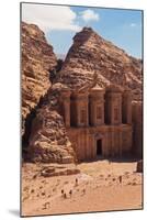 Ruins of Ad Deir Monastery at Ancient Nabatean City of Petra, Wadi Musa, Ma'an Governorate, Jordan-null-Mounted Photographic Print