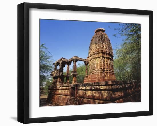 Ruins of an Ancient Surya Temple, Osian, Jodhpur, Rajasthan, India-Richard Ashworth-Framed Photographic Print