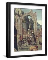 Ruins of an Arch, Detail from Adoration of Magi, 1504-Albrecht Dürer-Framed Giclee Print