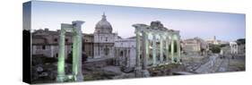 Ruins of an Old Building, Rome, Italy-null-Stretched Canvas