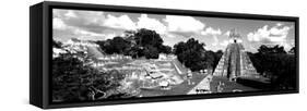 Ruins of an Old Temple, Tikal, Guatemala-null-Framed Stretched Canvas