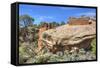 Ruins of Ancestral Puebloans, Dating from Between 900 Ad and 1200 Ad, Holly Group-Richard Maschmeyer-Framed Stretched Canvas
