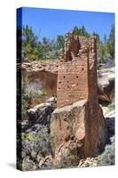 Ruins of Ancestral Puebloans, Square Tower, Dating from Between 900 Ad and 1200 Ad-Richard Maschmeyer-Stretched Canvas