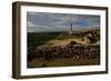 Ruins of Ancient City of Cannae and Memorial Stone Commemorating Battle of Cannae-null-Framed Giclee Print