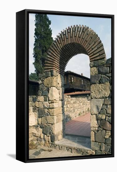 Ruins of Ancient City, Sozopol, Bulgaria-null-Framed Stretched Canvas