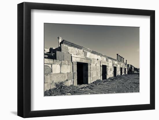 Ruins of ancient Jewish and Roman city, Umm Qais, Gadara, Jordan-null-Framed Photographic Print