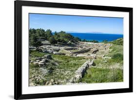 Ruins of Ancient Kameiros, Kalavarda, Rhodes, Dodecanese Islands, Greek Islands, Greece-Michael Runkel-Framed Photographic Print