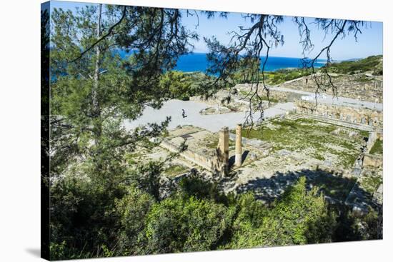 Ruins of Ancient Kameiros, Kalavarda, Rhodes, Dodecanese Islands, Greek Islands, Greece-Michael Runkel-Stretched Canvas