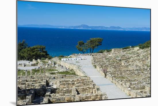 Ruins of Ancient Kameiros, Kalavarda, Rhodes, Dodecanese Islands, Greek Islands, Greece-Michael Runkel-Mounted Photographic Print