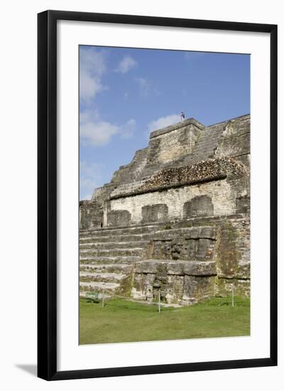 Ruins of Ancient Mayan Ceremonial Site, Altun Ha, Belize-Cindy Miller Hopkins-Framed Photographic Print