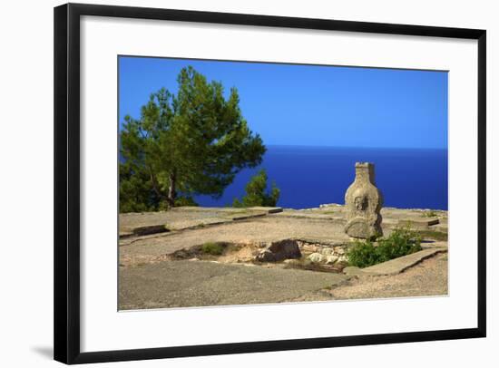 Ruins of Ancient Palace, Vouni, North Cyprus, Cyprus, Mediterranean, Europe-Neil Farrin-Framed Photographic Print