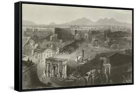 Ruins of Ancient Rome-null-Framed Stretched Canvas