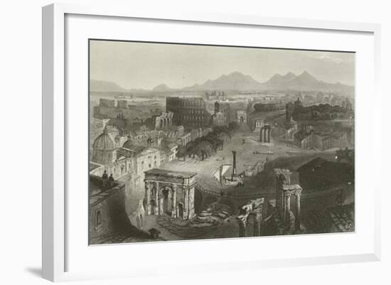 Ruins of Ancient Rome-null-Framed Giclee Print