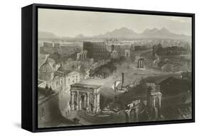 Ruins of Ancient Rome-null-Framed Stretched Canvas