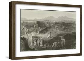 Ruins of Ancient Rome-null-Framed Giclee Print