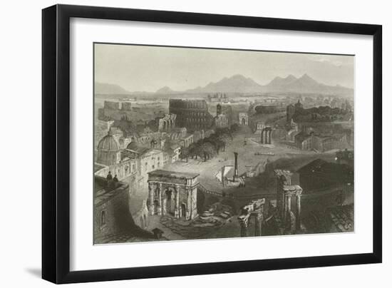 Ruins of Ancient Rome-null-Framed Premium Giclee Print