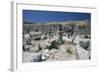 Ruins of Ancient Thera, Santorini Island, Greece-null-Framed Giclee Print