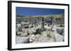 Ruins of Ancient Thera, Santorini Island, Greece-null-Framed Giclee Print