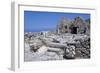 Ruins of Ancient Thera, Santorini Island, Greece-null-Framed Giclee Print