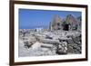 Ruins of Ancient Thera, Santorini Island, Greece-null-Framed Giclee Print