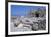 Ruins of Ancient Thera, Santorini Island, Greece-null-Framed Giclee Print