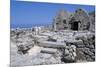 Ruins of Ancient Thera, Santorini Island, Greece-null-Mounted Giclee Print