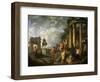 Ruins of Architecture, 18th century-Giovanni Paolo Pannini-Framed Giclee Print