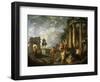 Ruins of Architecture, 18th century-Giovanni Paolo Pannini-Framed Giclee Print