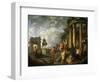 Ruins of Architecture, 18th century-Giovanni Paolo Pannini-Framed Giclee Print