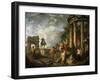 Ruins of Architecture, 18th century-Giovanni Paolo Pannini-Framed Giclee Print