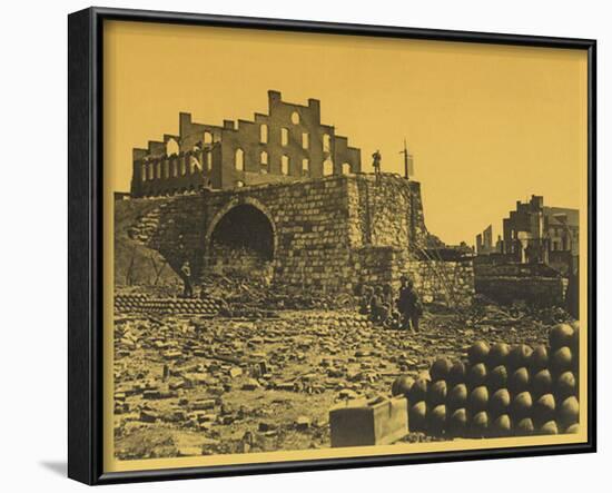 Ruins of Arsenal Richmond Virginia-null-Framed Poster