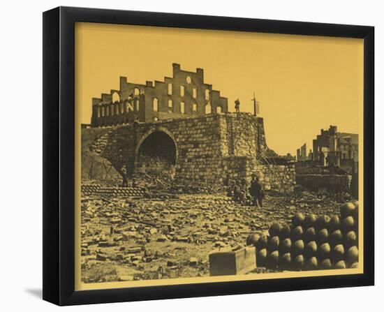 Ruins of Arsenal Richmond Virginia-null-Framed Poster