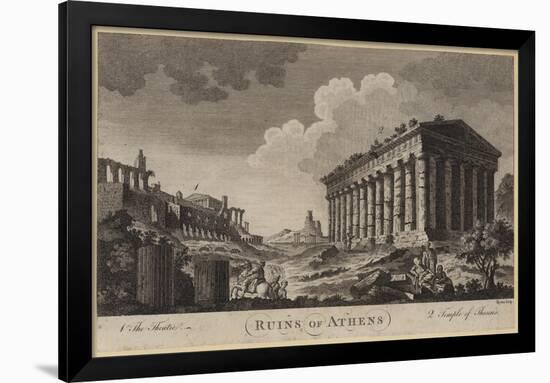 Ruins of Athens-null-Framed Giclee Print