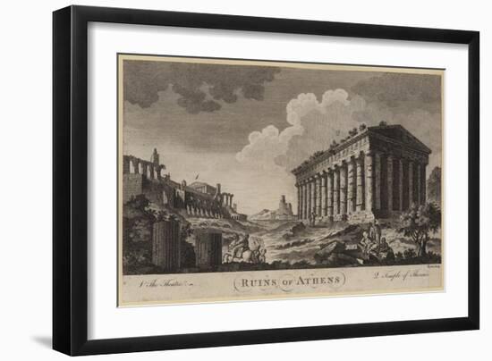 Ruins of Athens-null-Framed Giclee Print