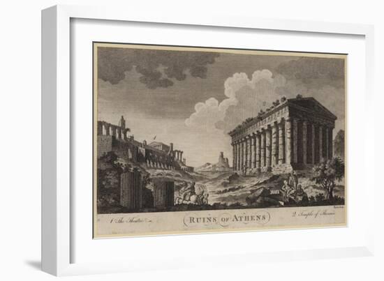 Ruins of Athens-null-Framed Giclee Print