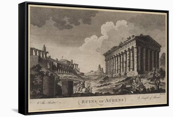 Ruins of Athens-null-Framed Stretched Canvas