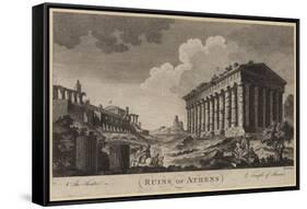 Ruins of Athens-null-Framed Stretched Canvas