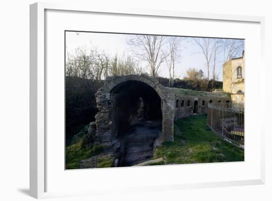 Ruins of Augustan Odeion, Mistakenly known as Tomb of Agrippina, Bacoli, Campania, Italy AD-null-Framed Giclee Print