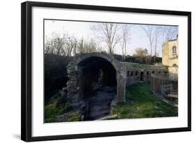 Ruins of Augustan Odeion, Mistakenly known as Tomb of Agrippina, Bacoli, Campania, Italy AD-null-Framed Giclee Print