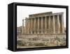 Ruins of Baalbek, Unesco World Heritage Site, Lebanon, Middle East-Alison Wright-Framed Stretched Canvas