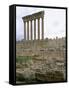 Ruins of Baalbek, Unesco World Heritage Site, Lebanon, Middle East-Alison Wright-Framed Stretched Canvas